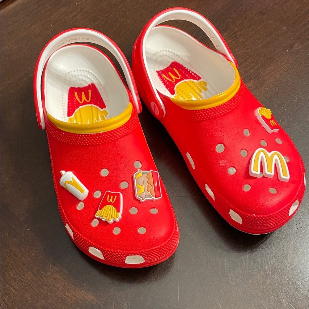 CROCS x McDonald's Classic Clog Shoes - size  W10 - M8